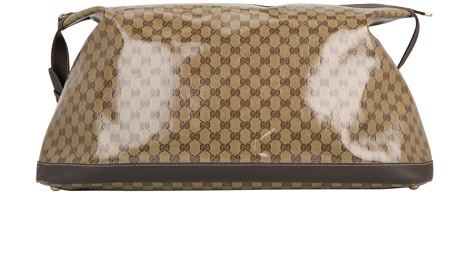 XL Guccissima Luggage Duffle Bag, &pound;550, Handbags, Brown, Coated Canvas, Back view